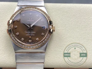 Superclone Omega Constellation Brown Dial 38mm 123.25.38.21.63.001 - High-Grade Replica Watch