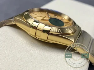 Superclone Omega Constellation Full Gold 38mm 123.50.38.21.08.001 - Swiss Movement Replica Watch