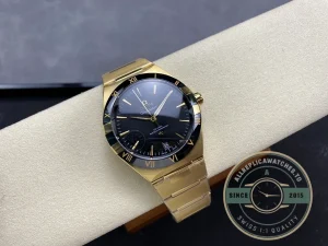 Superclone Omega Constellation Gold, Black Dial 41mm 131.63.41.21.01.001 - High-Grade Replica Watch