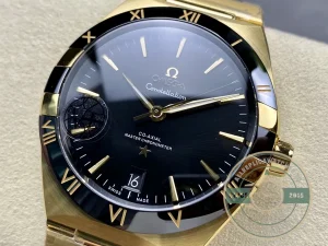Superclone Omega Constellation Gold, Black Dial 41mm 131.63.41.21.01.001 - Swiss Movement Replica Watch