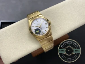 Superclone Omega Constellation Gold, Silver 38mm 123.50.38.21.02.002 - High-Grade Replica Watch