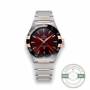 Superclone Omega Constellation Red Dial 41mm 131.23.41.21.11.001 - Swiss-Made Clone Watch