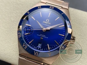 Superclone Omega Constellation Rose, Blue Dial 41mm 131.63.41.21.03.001 - Swiss Movement Replica Watch