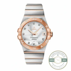 Superclone Omega Constellation Rose Gold 38mm 123.25.38.21.52.003 - 1:1 Swiss Replica Watch