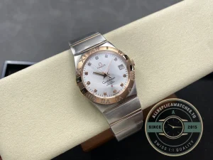 Superclone Omega Constellation Rose Gold 38mm 123.25.38.21.52.003 - Premium Super Clone Watch