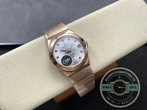 Superclone Omega Constellation Rose Gold 38mm 123.55.38.21.52.007 - Factory Super Clone Watch