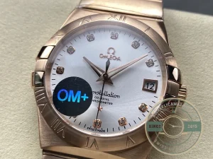 Superclone Omega Constellation Rose Gold 38mm 123.55.38.21.52.007 - Premium Super Clone Watch