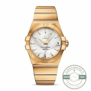 Superclone Omega Constellation Rose Gold, White 38mm 123.50.38.21.02.001 - High-Grade Replica Watch