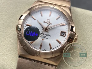 Superclone Omega Constellation Rose Gold, White 38mm 123.50.38.21.02.001 - Best Quality Replica Watch