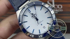 Steel bracelet strap detail with clasp