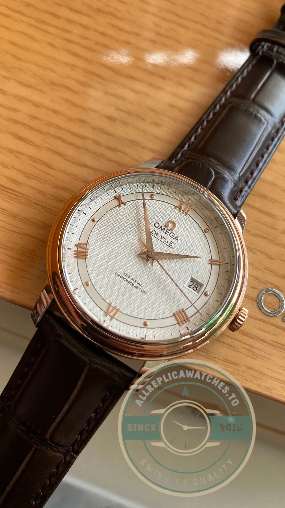 Superclone Omega DE VILLE 39.5mm 424.23.40.20.02.001 - Best Quality Replica Watch