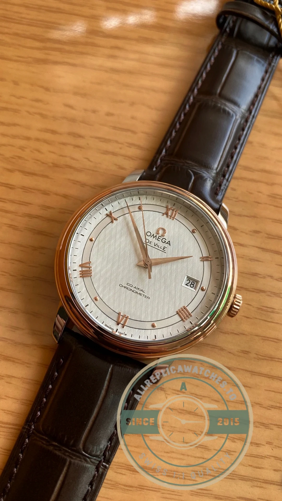 Superclone Omega DE VILLE 39.5mm 424.23.40.20.02.001 - Swiss-Made Clone Watch