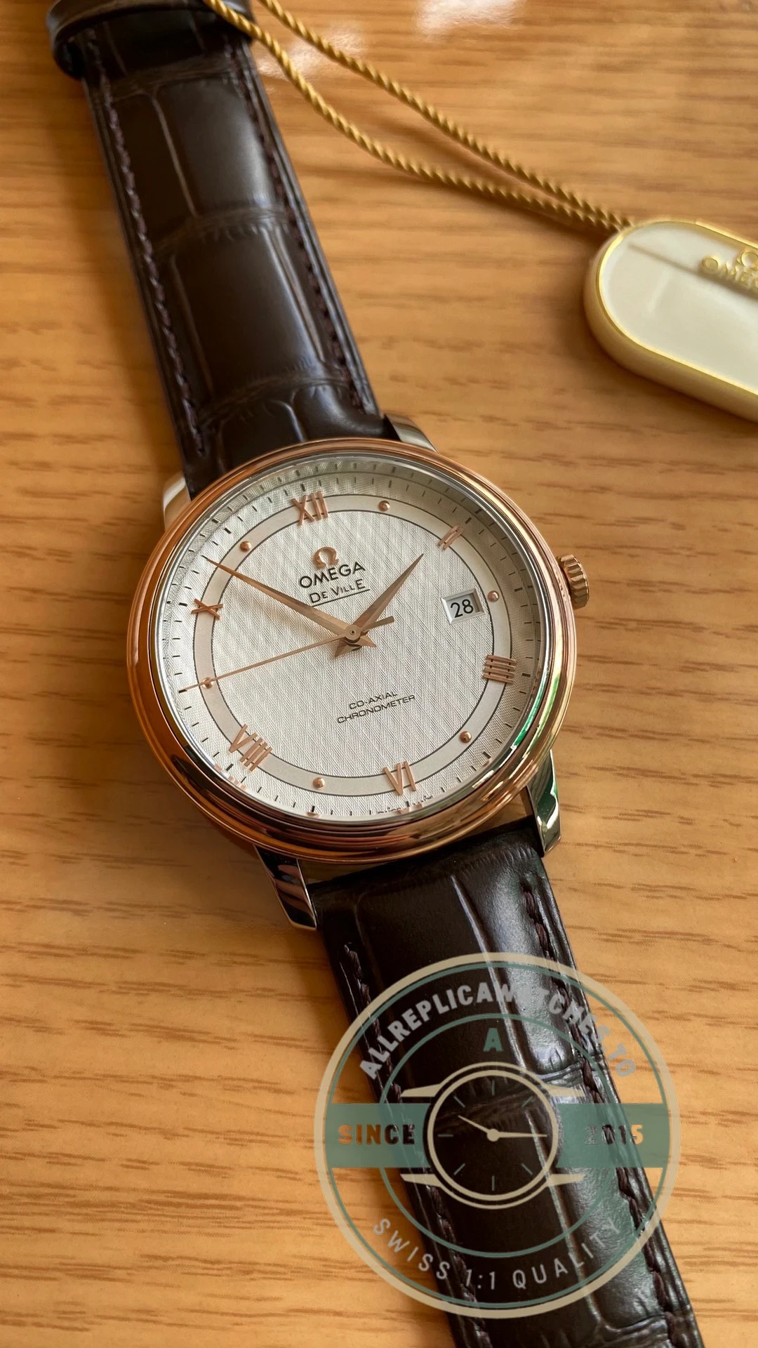 Superclone Omega DE VILLE 39.5mm 424.23.40.20.02.001 - High-Grade Replica Watch