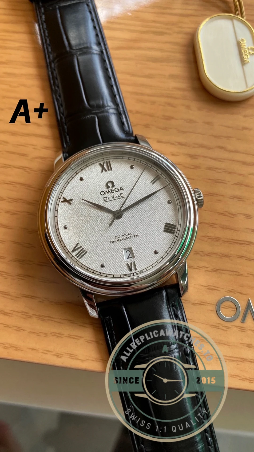 Superclone Omega De Ville 39.5mm 434.13.40.20.02.001 - Affordable Luxury Fake Timepiece