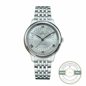 Superclone Omega De Ville 42mm, Silver 434.23.42.22.02.001 - 1:1 Swiss Replica Watch