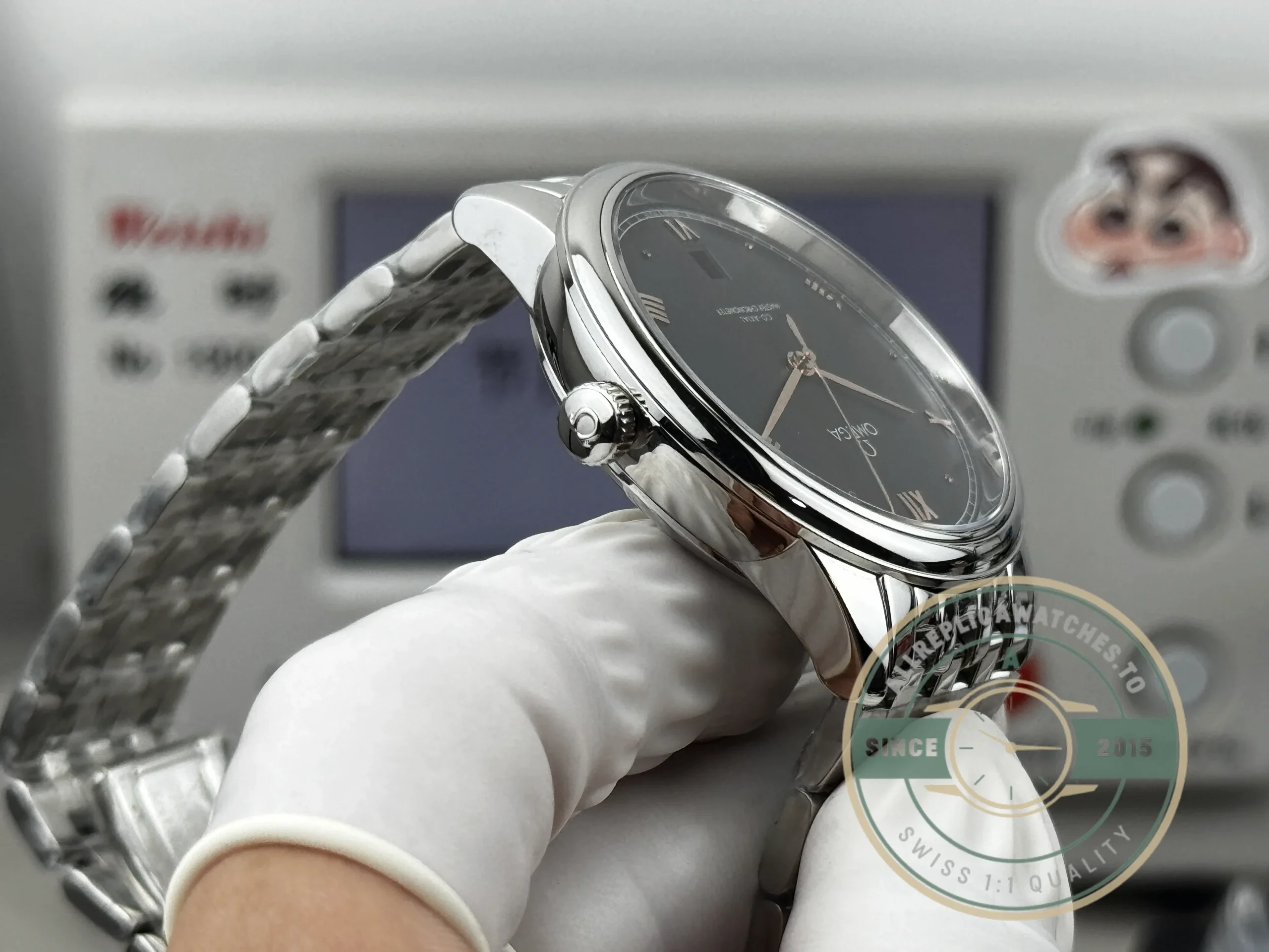 Superclone OMEGA De Ville Prestige 40mm, 434.10.40.20.10.001 Black Dial - Affordable Super Clone Watch