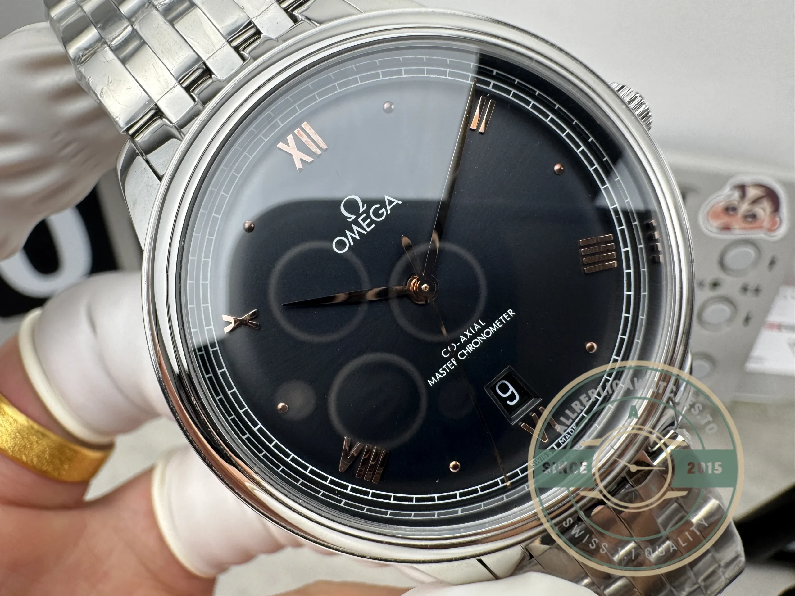 Superclone OMEGA De Ville Prestige 40mm, 434.10.40.20.10.001 Black Dial - Swiss-Made Clone Watch