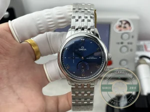 Superclone Omega De Ville Prestige 41mm Blue Dial, 434.10.41.21.03.002 - Affordable Luxury Fake Timepiece