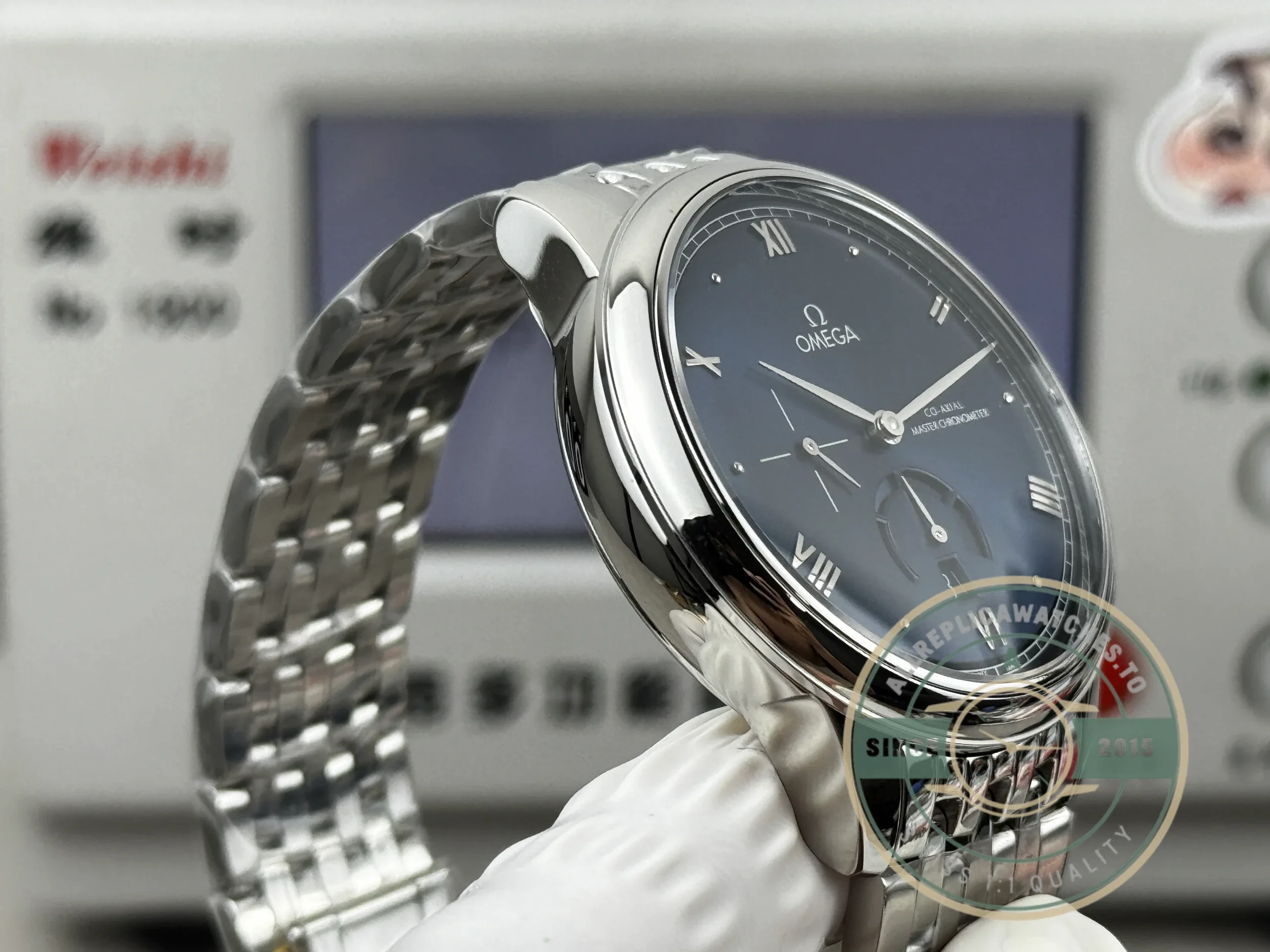 Superclone Omega De Ville Prestige 41mm Blue Dial, 434.10.41.21.03.002 - Budget Luxury Replica Watch