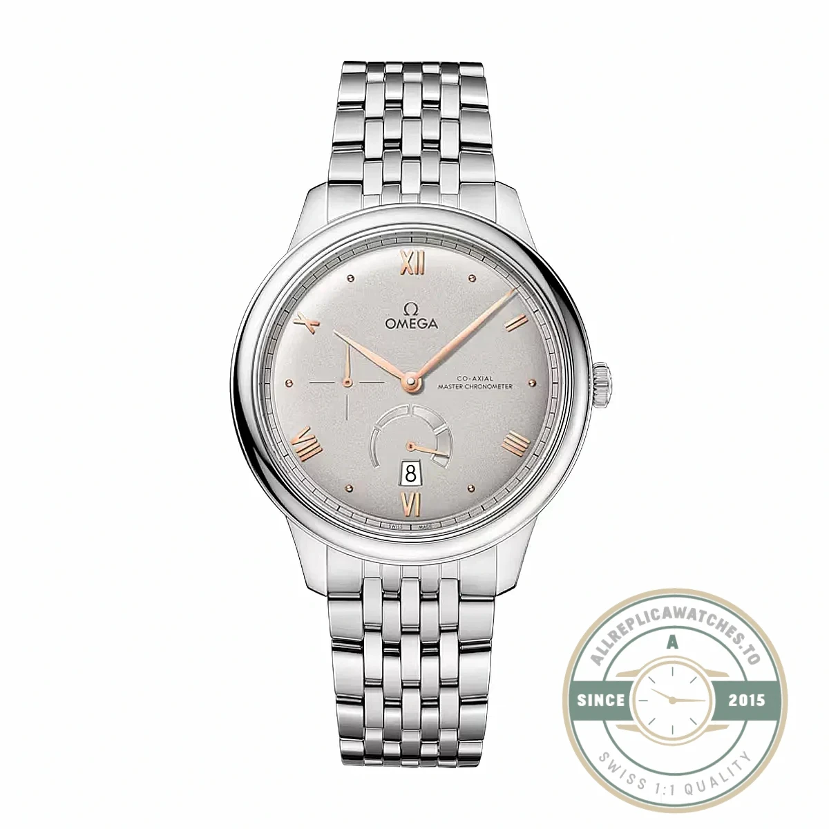 Superclone Omega De Ville Prestige 41mm Silver Dial, 434.10.41.21.06.001 - High-Grade Replica Watch