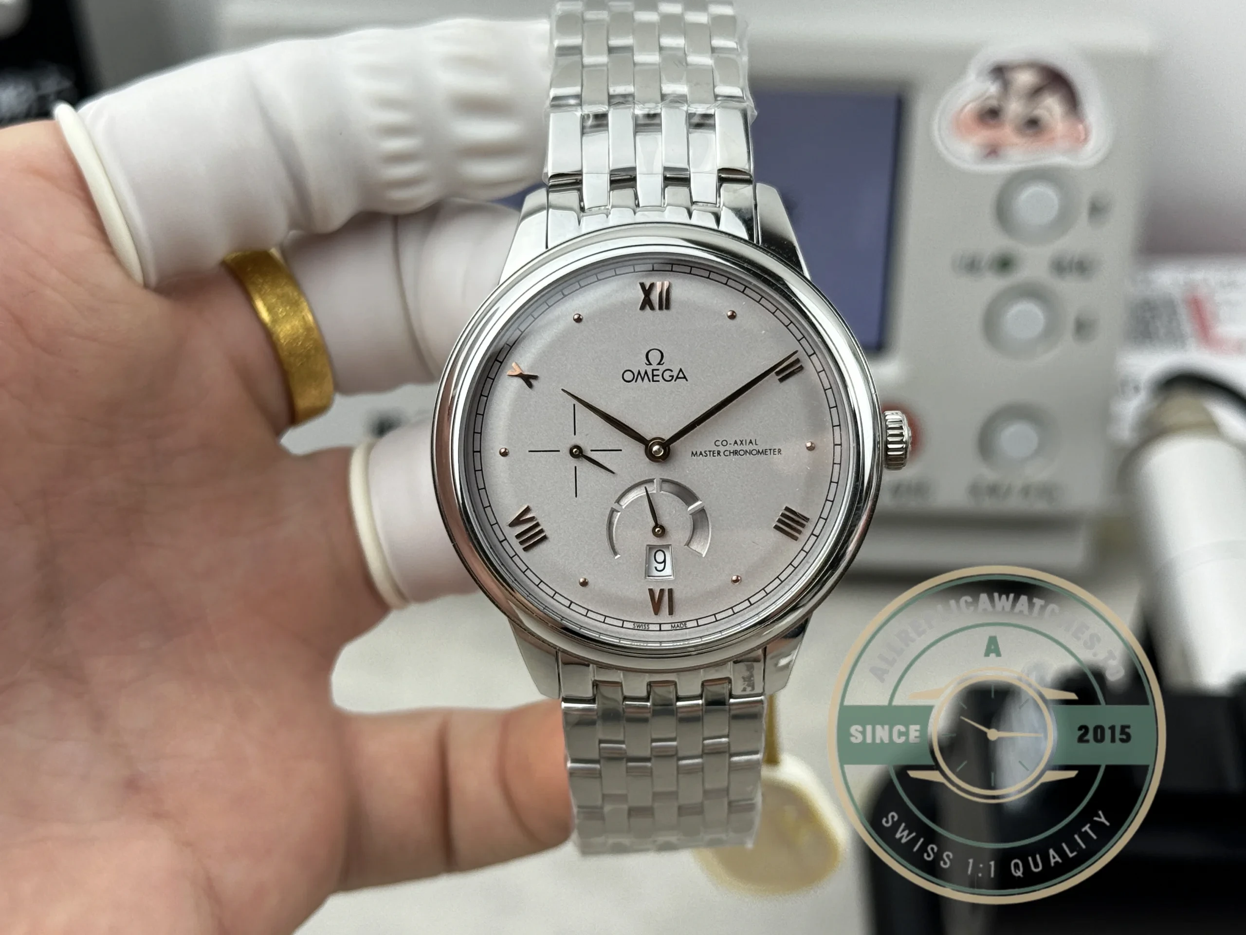 Superclone Omega De Ville Prestige 41mm Silver Dial, 434.10.41.21.06.001 - Best Quality Replica Watch