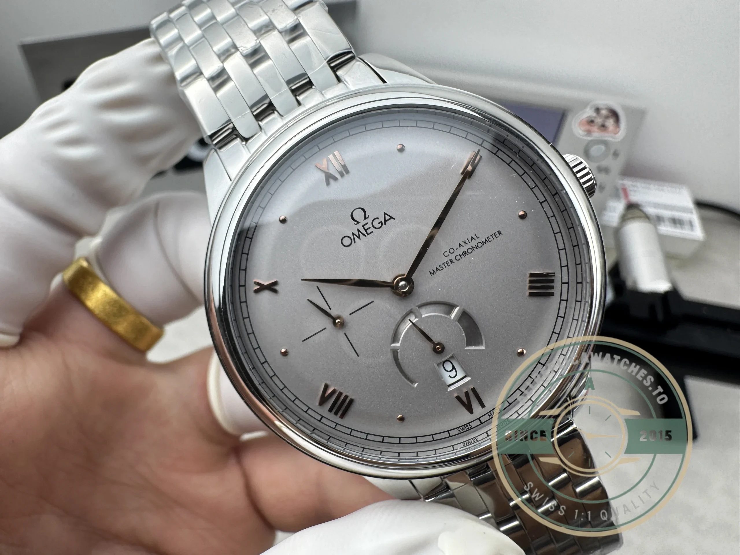 Superclone Omega De Ville Prestige 41mm Silver Dial, 434.10.41.21.06.001 - 1:1 Swiss Replica Watch