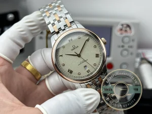 Superclone Omega De Ville Rose Gold 40mm, 434.20.40.20.59.001 - Swiss Movement Replica Watch