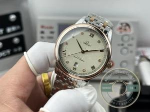 Superclone Omega De Ville Rose Gold 40mm, 434.20.40.20.59.001 - 1:1 Swiss Replica Watch