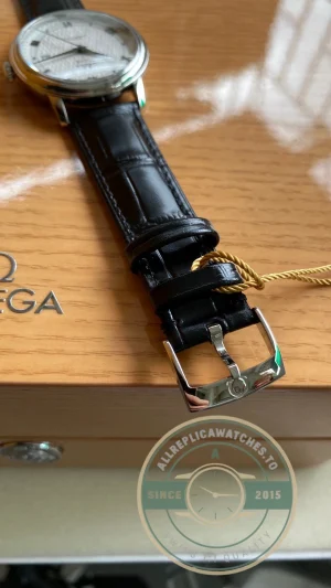 Superclone Omega De Ville Silver 39.5mm 424.23.40.20.02.002 - Budget Luxury Replica Watch