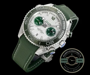 Superclone Omega Planet Ocean Chronograph 45.5 mm Green, 215.32.46.51.06.001 - Affordable Luxury Fake Timepiece