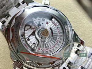 Omega Seamaster on wrist in natural lighting