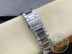 Seamaster 42mm case side profile with crown detail