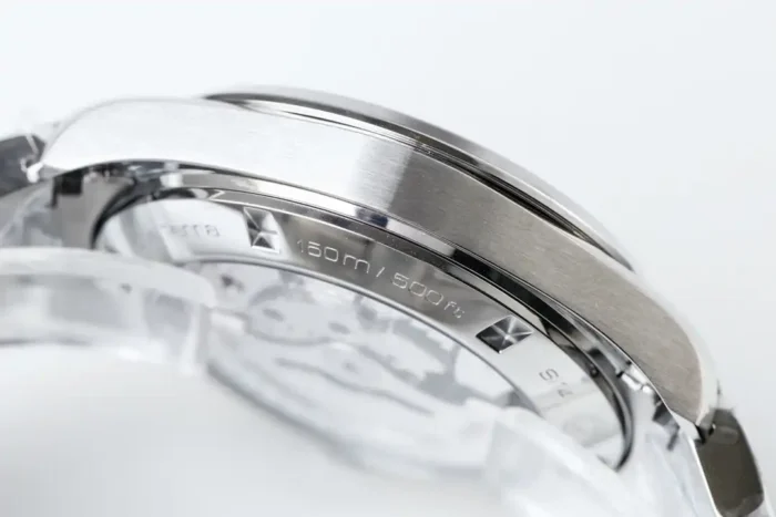 Omega Seamaster on wrist in natural lighting