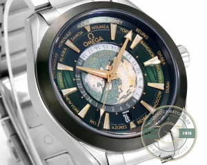 Seamaster 43mm case side profile with crown detail