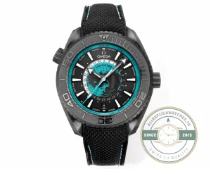 Superclone Omega Seamaster PLANET OCEAN 600M 45.5mm Ceramic 215.92.46.22.01.006 - Luxury Replica Watch