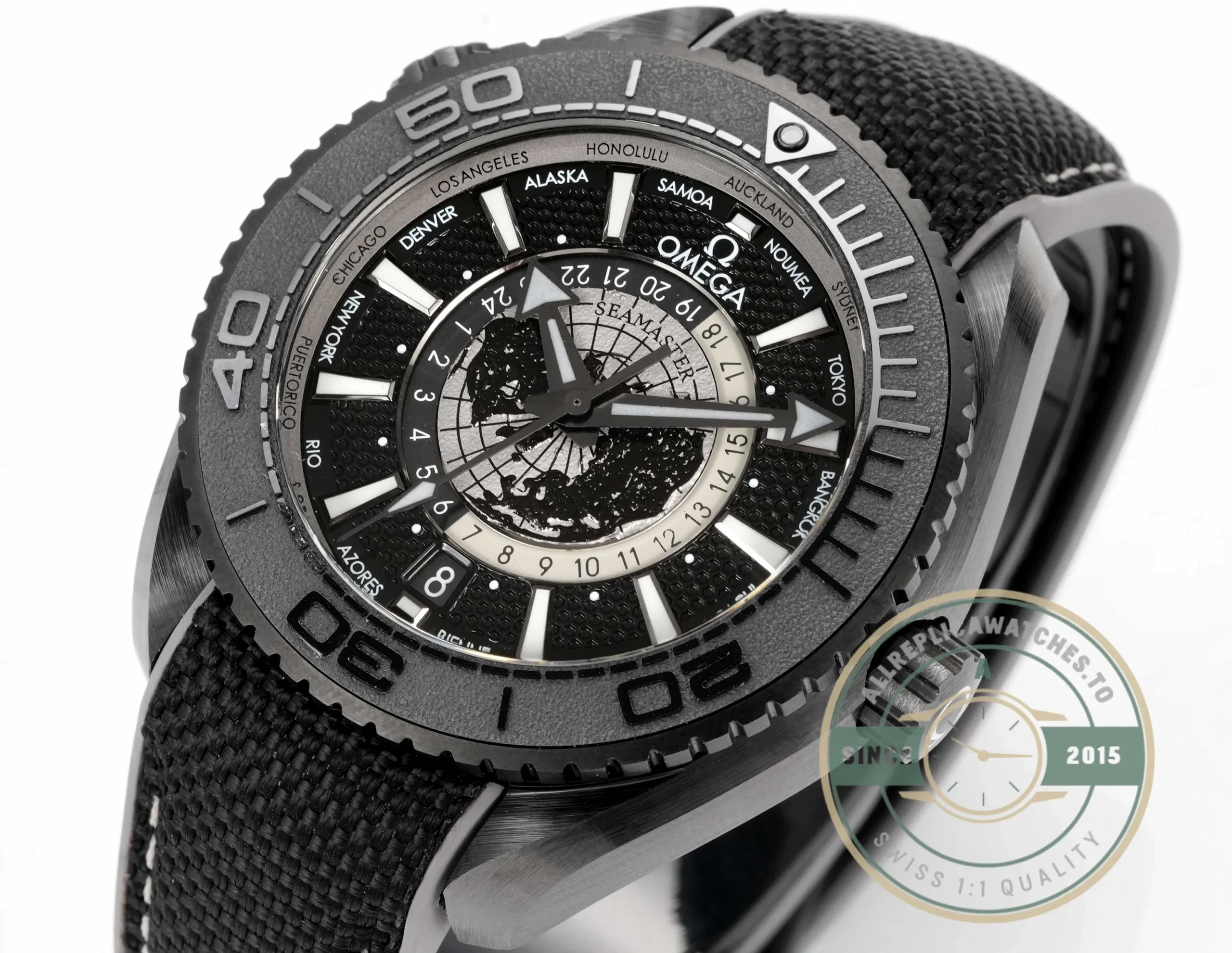 Superclone Seamaster PLANET OCEAN 600M 45.5mm Black Ceramic 215.92.46.22.01.007 - High-Grade Replica Watch