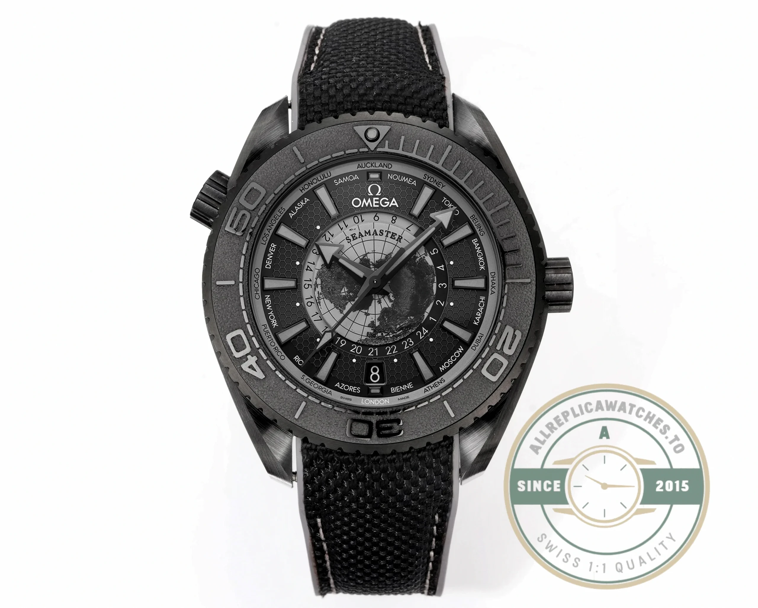 Superclone Seamaster PLANET OCEAN 600M 45.5mm Black Ceramic 215.92.46.22.01.007 - Premium Super Clone Watch