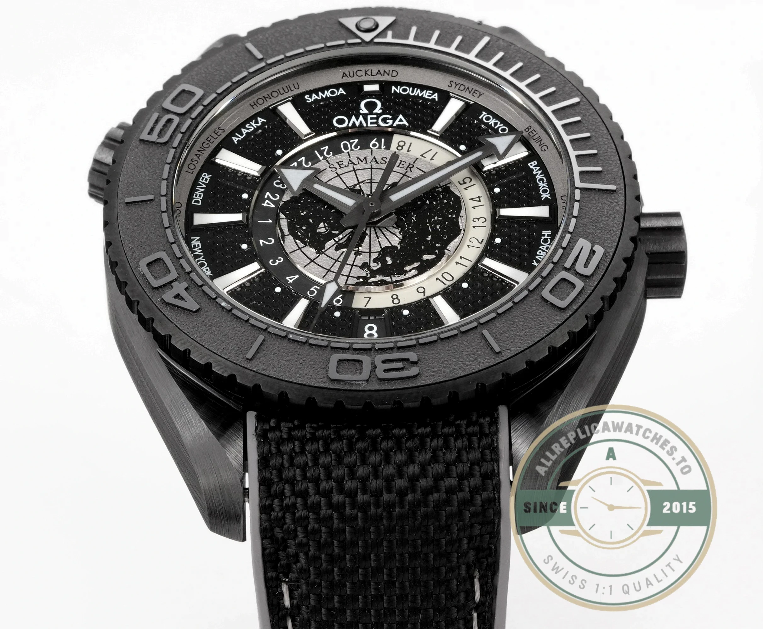 Superclone Seamaster PLANET OCEAN 600M 45.5mm Black Ceramic 215.92.46.22.01.007 - Premium Super Clone Watch