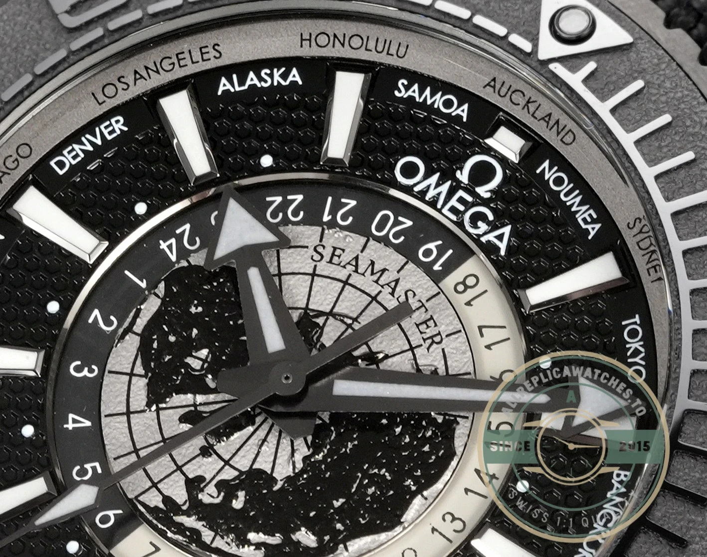 Superclone Seamaster PLANET OCEAN 600M 45.5mm Black Ceramic 215.92.46.22.01.007 - Top-Tier Swiss Replica Watch