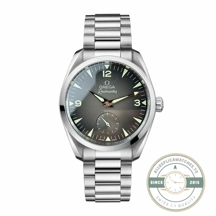 Superclone Seamaster Railmaster 38mm 235.12.38.20.13.001 Grey Dial - Factory Super Clone Watch