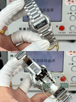 Complete front view showing grey dial and bezel ring