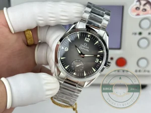 Steel bracelet strap detail with clasp