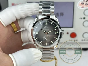 Crown and case finishing detail in studio lighting