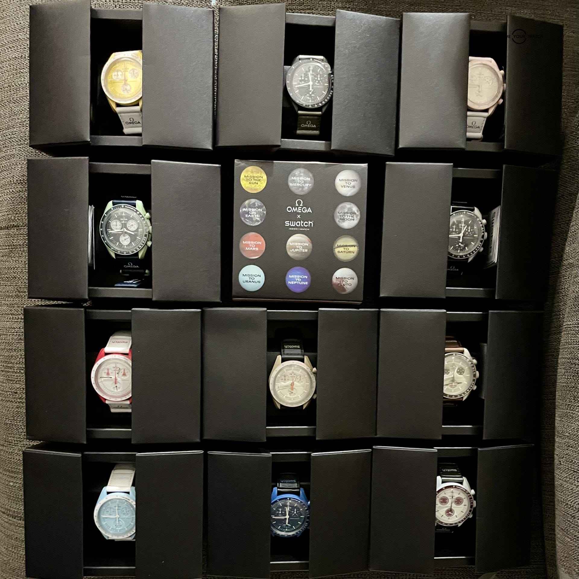 Moonswatch Swatch Omega Bioceramic Watch Collection