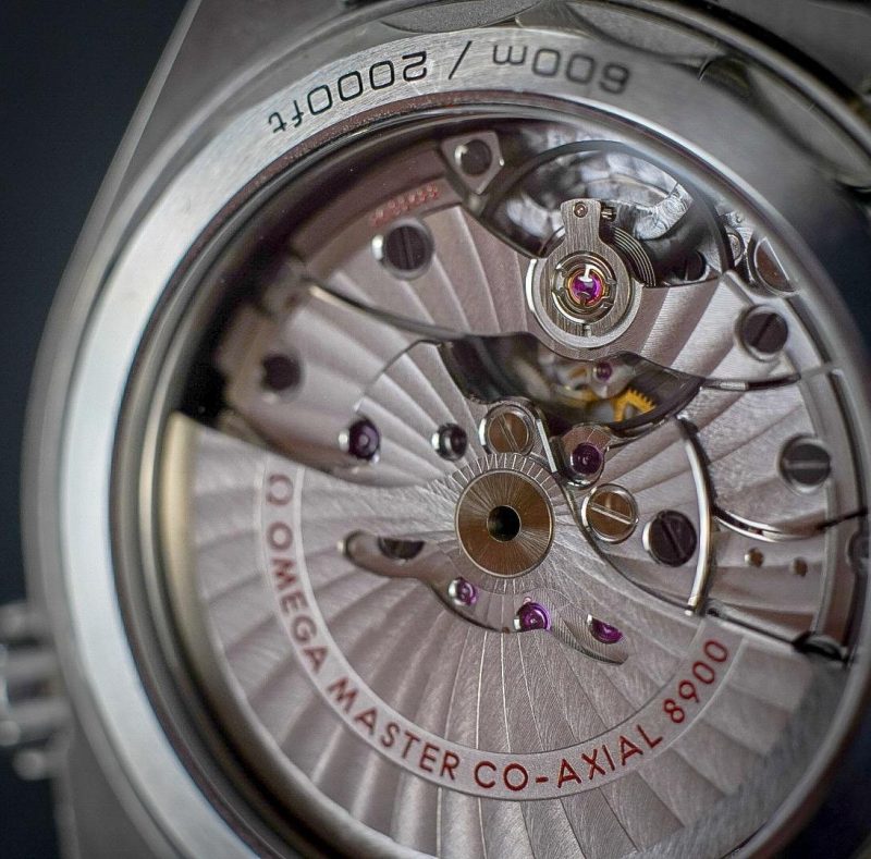 Omega Co-Axial Movement Decoration Close-Up Caseback