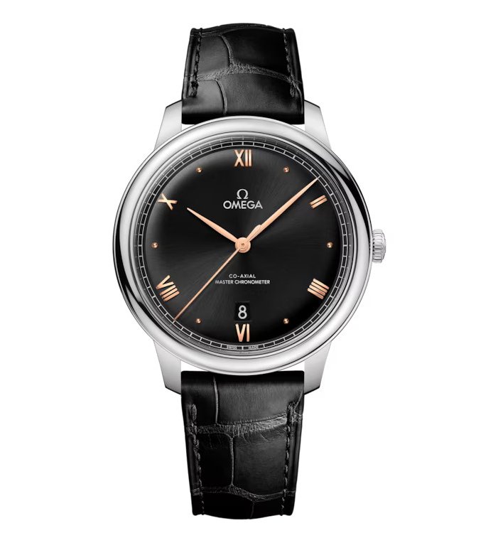 Omega De Ville Prestige Watch Leather Strap Elegant
