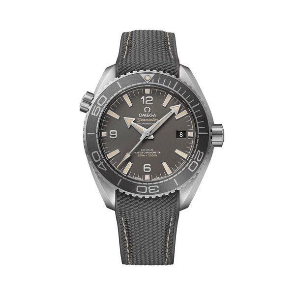 Omega Planet Ocean 600M Ceramic Bezel Close-Up