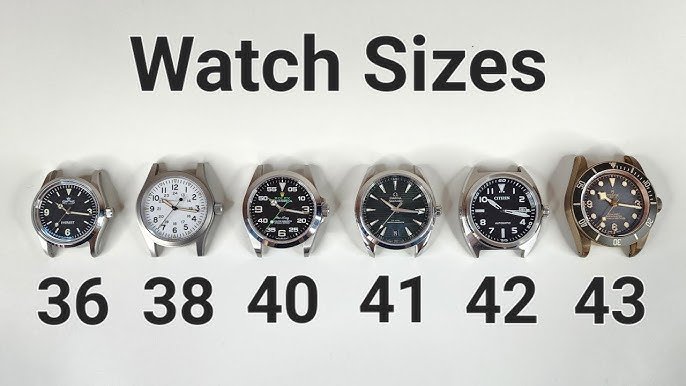 Omega Watch Collection Different Sizes Comparison Wrist