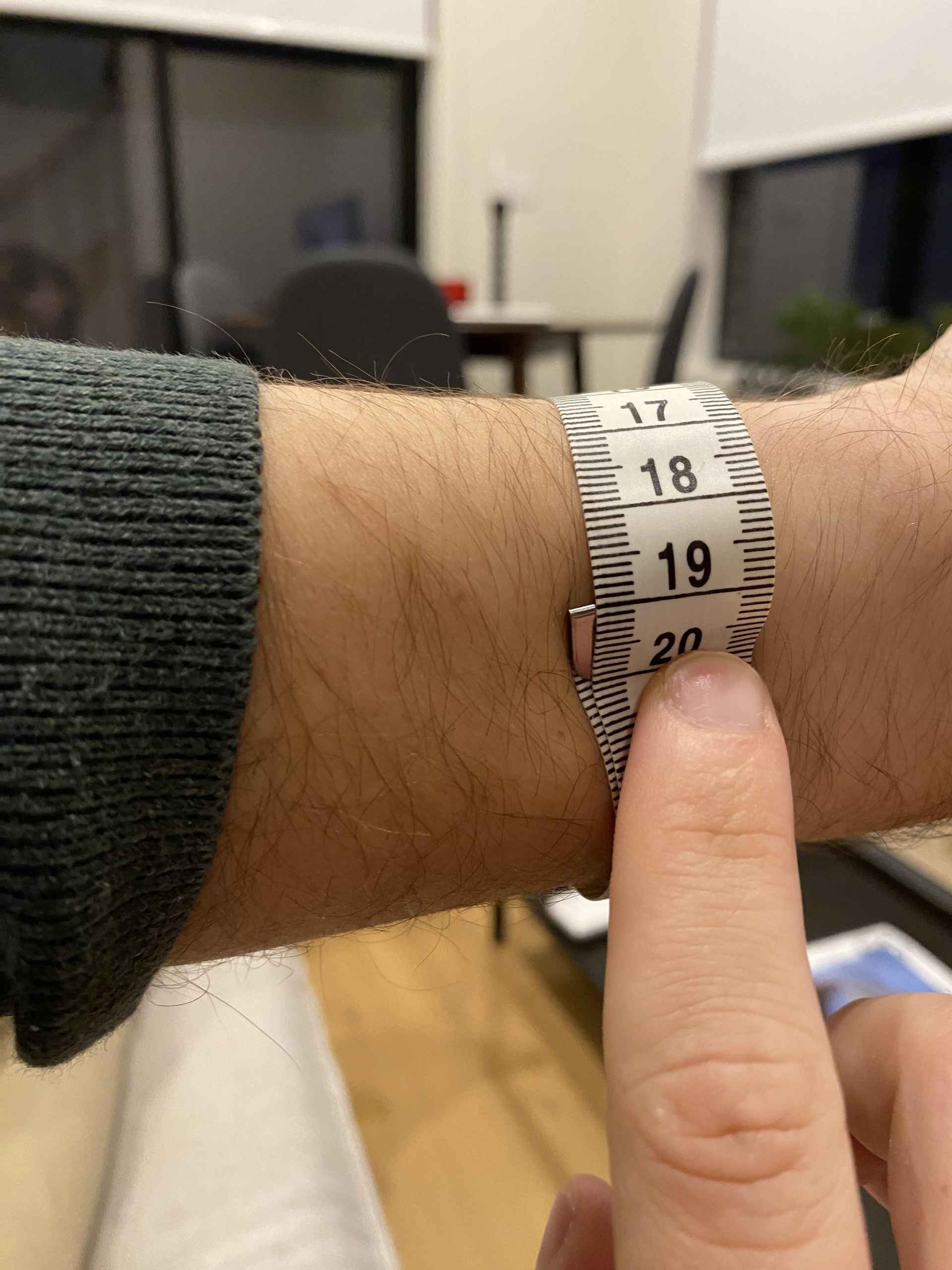 Omega Watch Wrist Size Measurement Tape