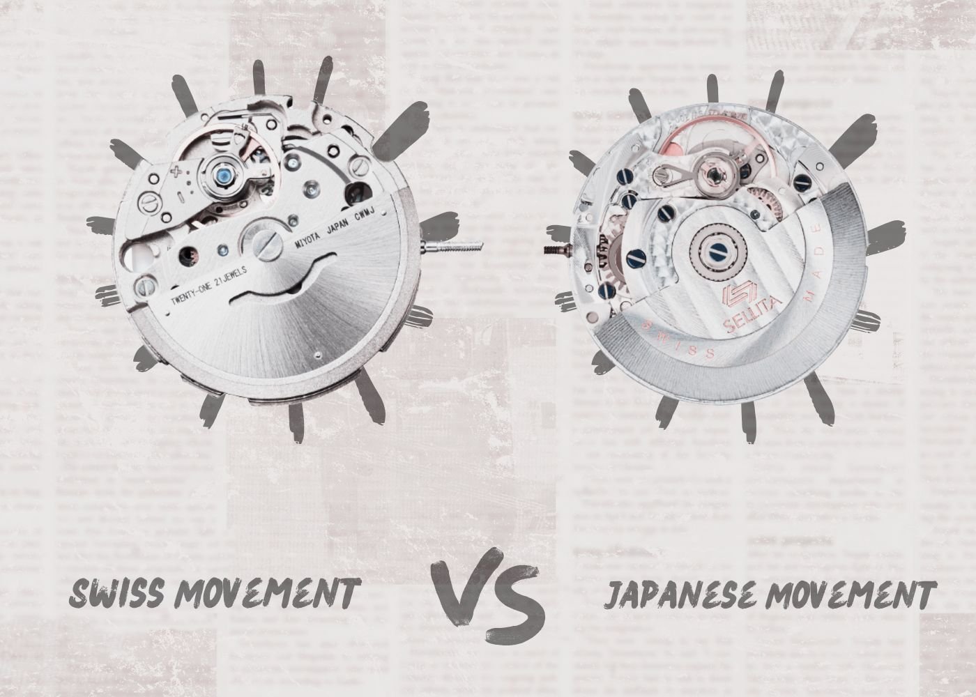 Swiss Watch Movement Comparison Caliber Detail Swiss Watch Movement Comparison Caliber Detail